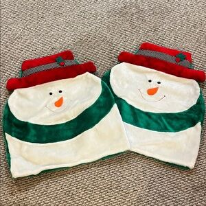Festive Snowman Chair Covers